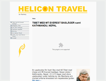 Tablet Screenshot of helicontravel.se